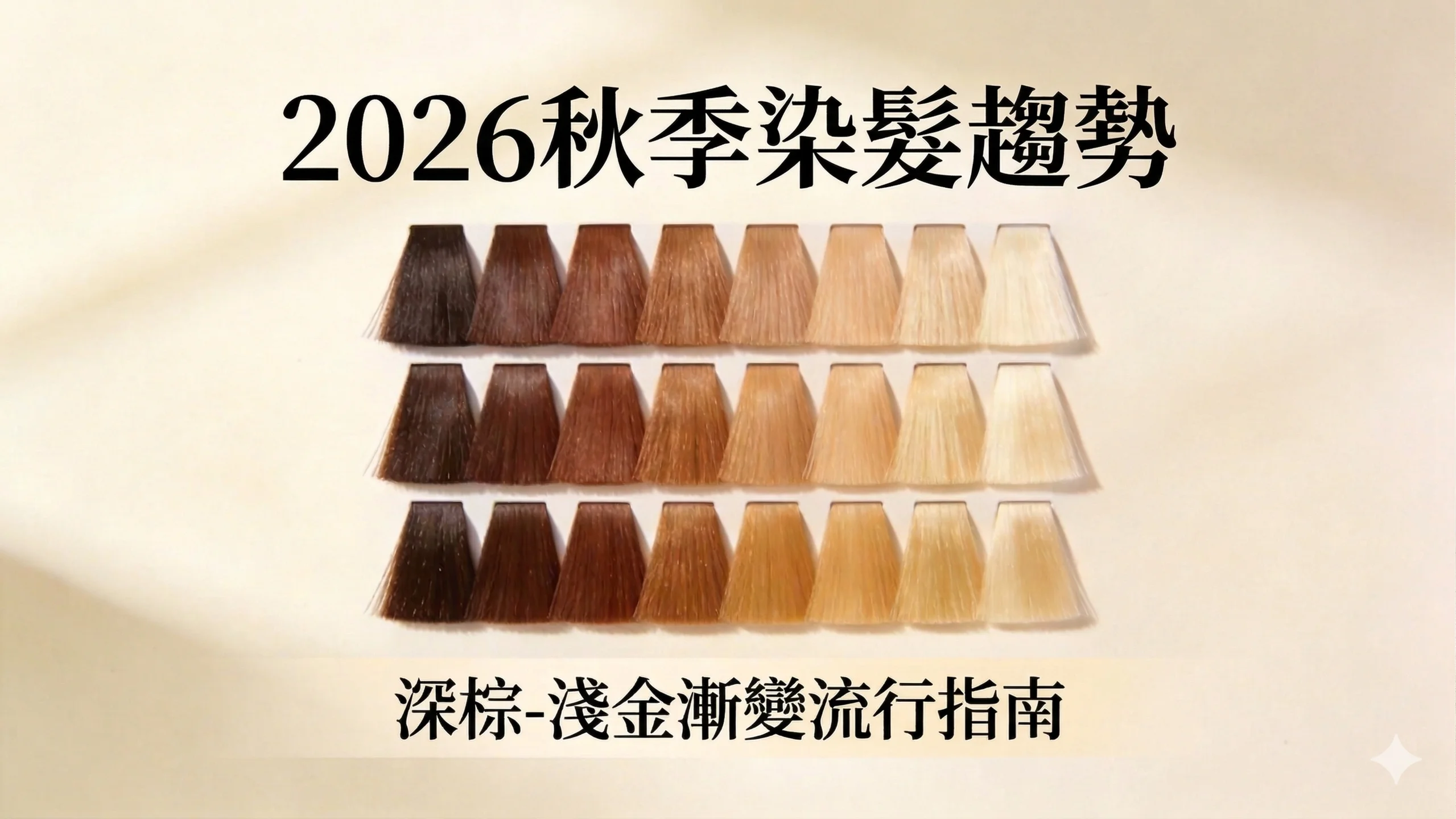 2026 秋冬染髮趨勢